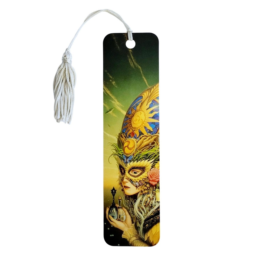 Vintage 90s Summer Queen Bookmark J. Vinge Michael Whelan 1991 Antioch TBM-15024